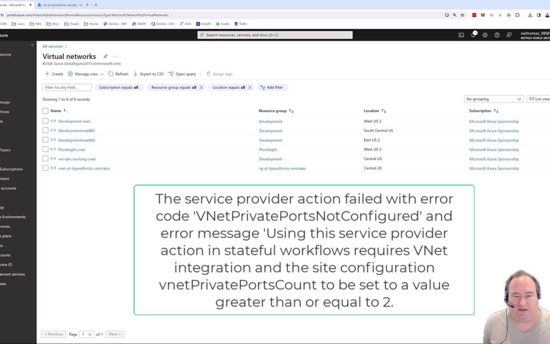 Adding a VNet to a Stateful Standard Edition Logic App