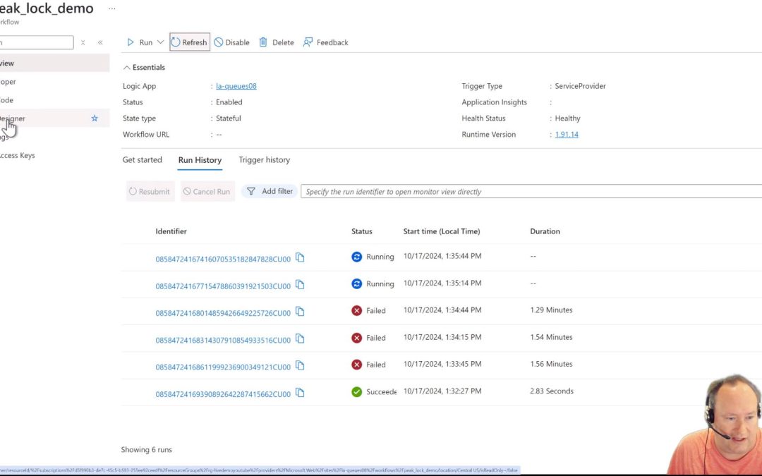 Using Azure Service Bus Peek Lock With Azure Logic Apps