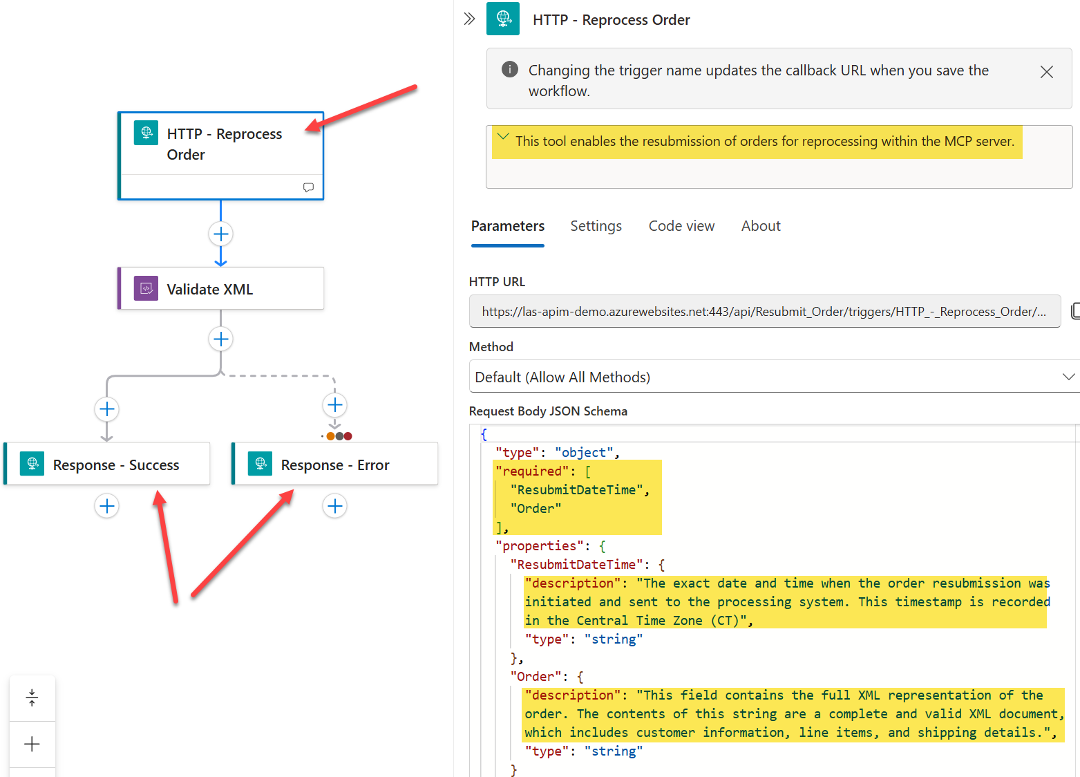 Logic App As MCP Server
