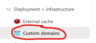 Azure Custom Domains