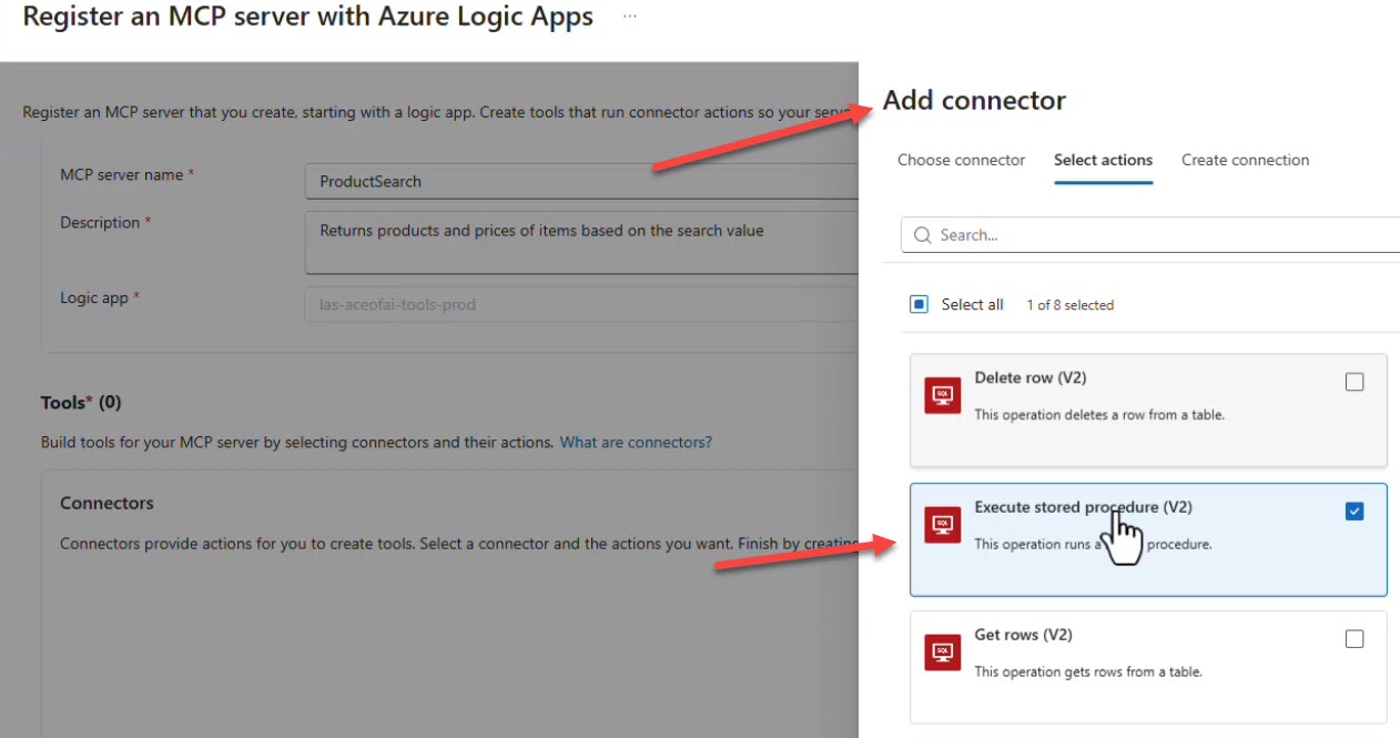 Add Connector MCP Server