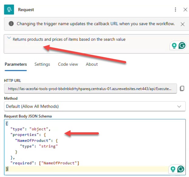 Configure Workflow HTTP Request