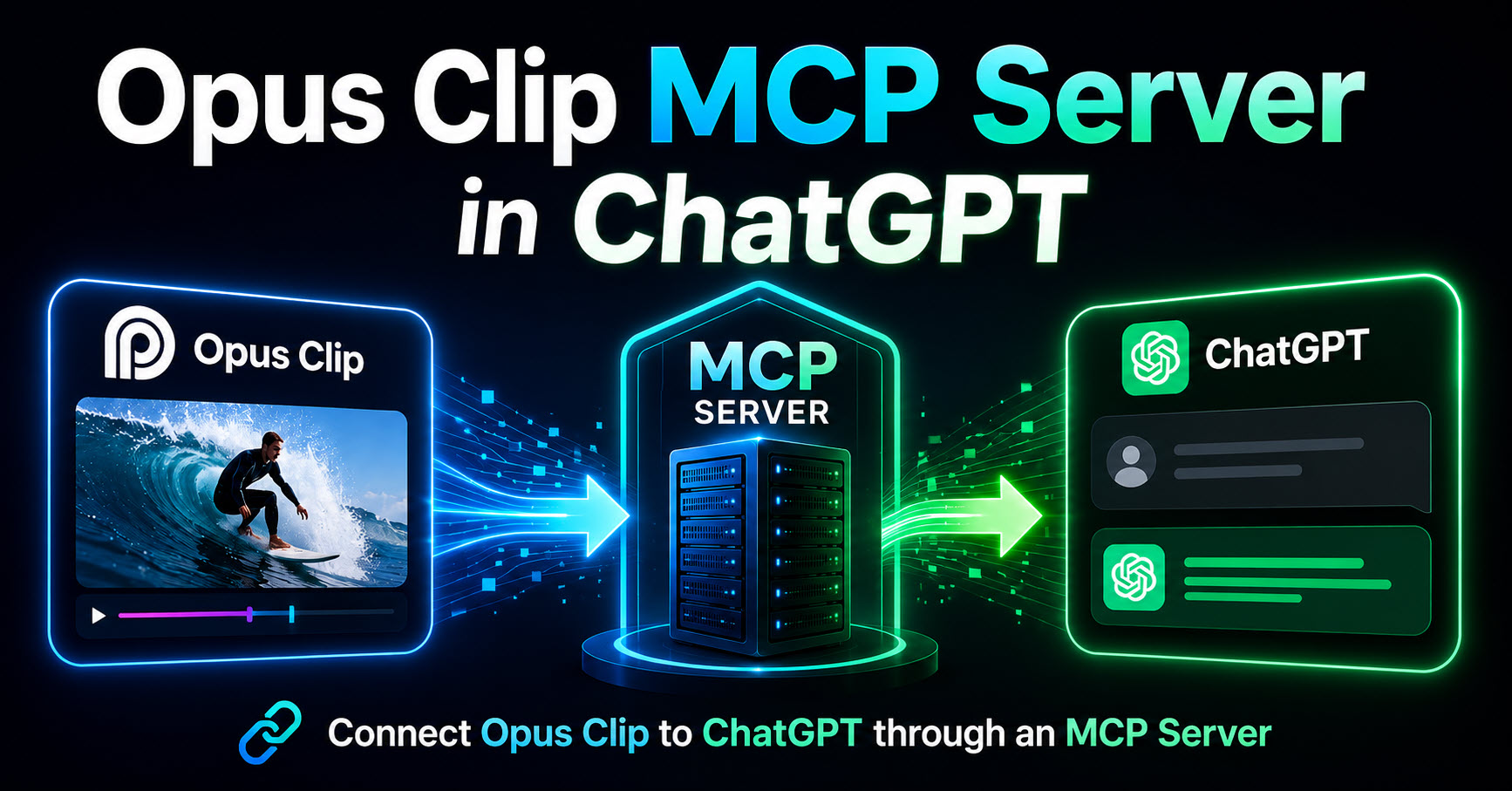 OpusClip MCP Server in ChatGPT