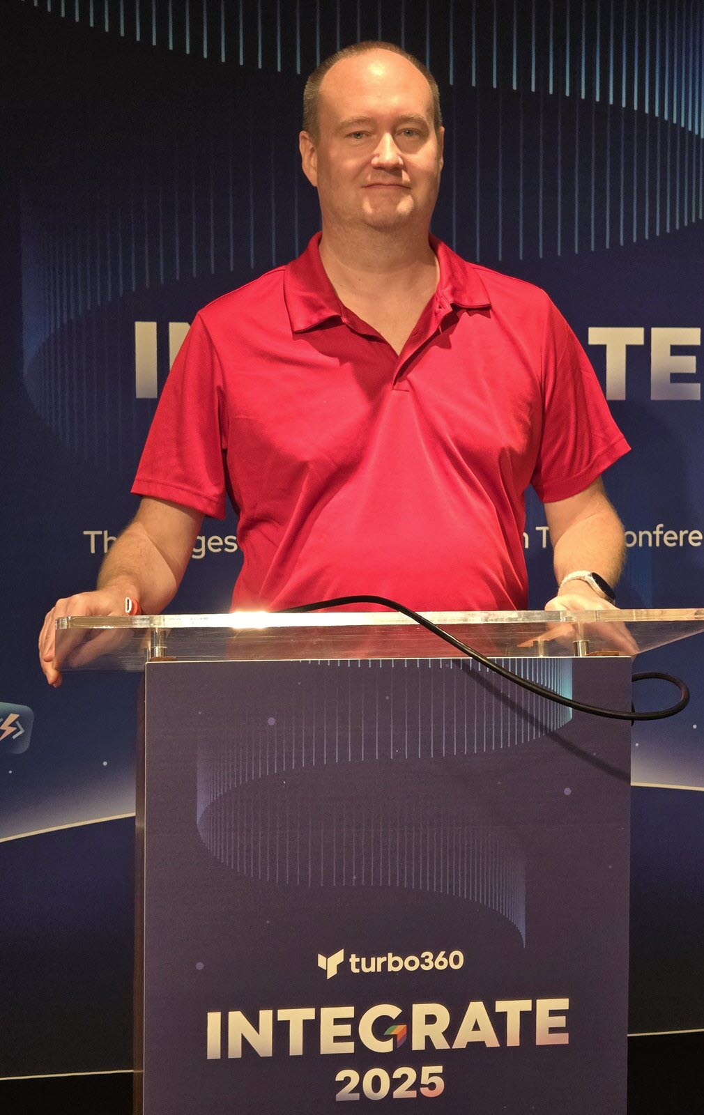 Stephen W. Thomas presenting at Integrate 2025 in London